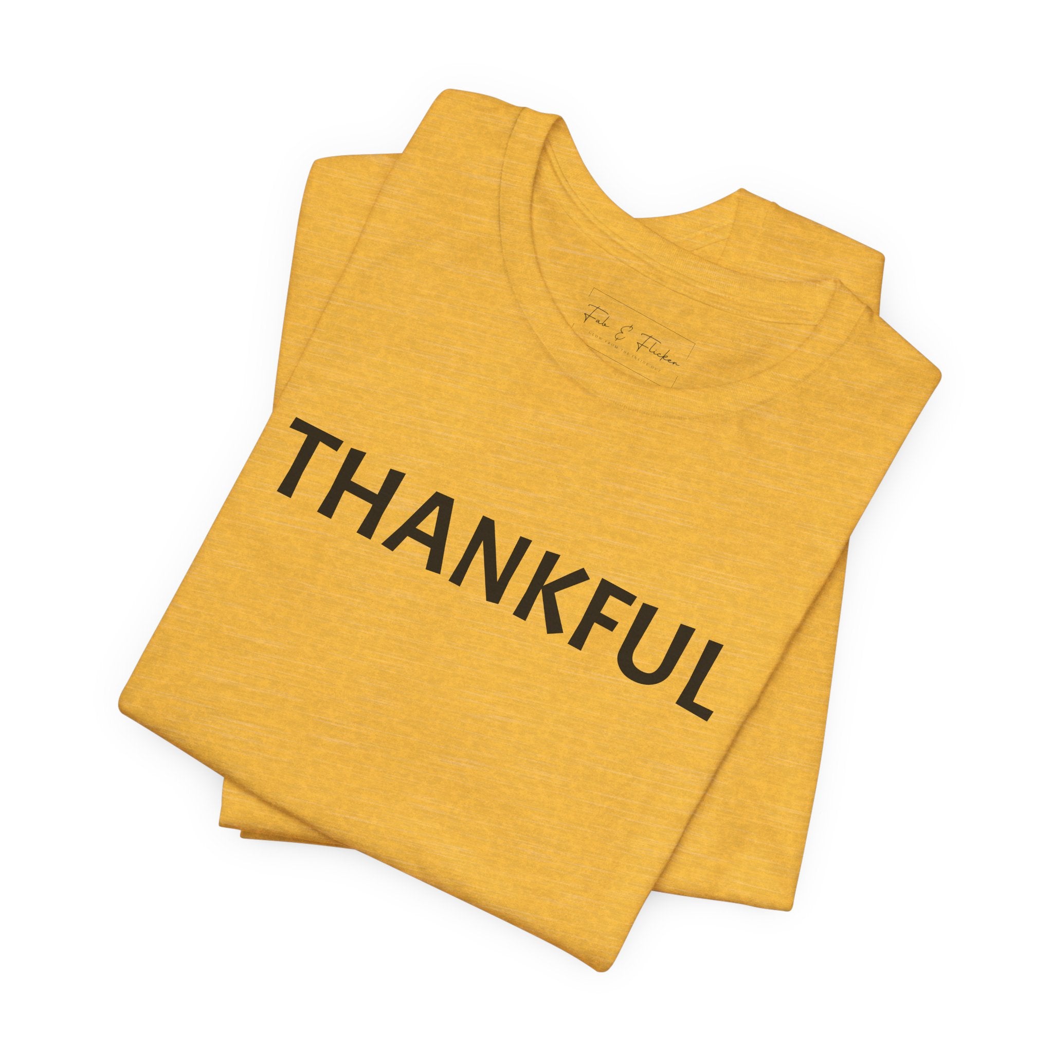 Inspirational Short Sleeve Tee - Thankful