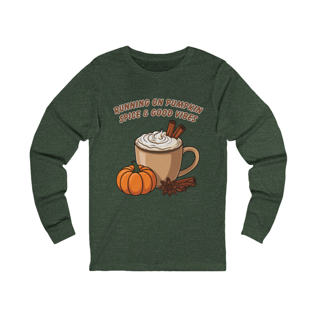 Autumn Long Sleeve Tee- Pumpkin Spice, Fall Fashion, Halloween, Thanksgiving Gift