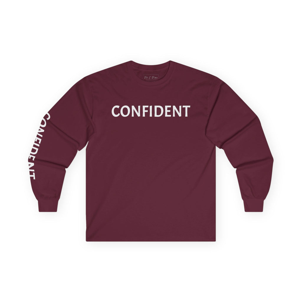 Inspirational Long Sleeve Tee - Confident