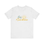 Hey Sunshine Unisex Jersey Tee - Perfect for Summer Vibes & Casual Days
