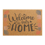 Welcome to Our Home Doormat — Rustic Welcome Entry Mat