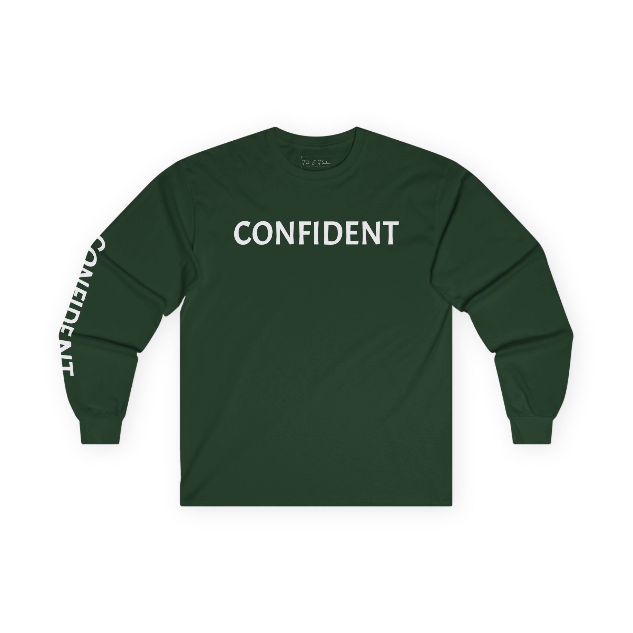 Inspirational Long Sleeve Tee - Confident