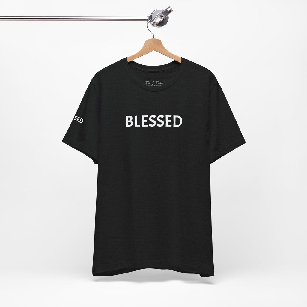 Inspirational Short Sleeve Tee - Blessed