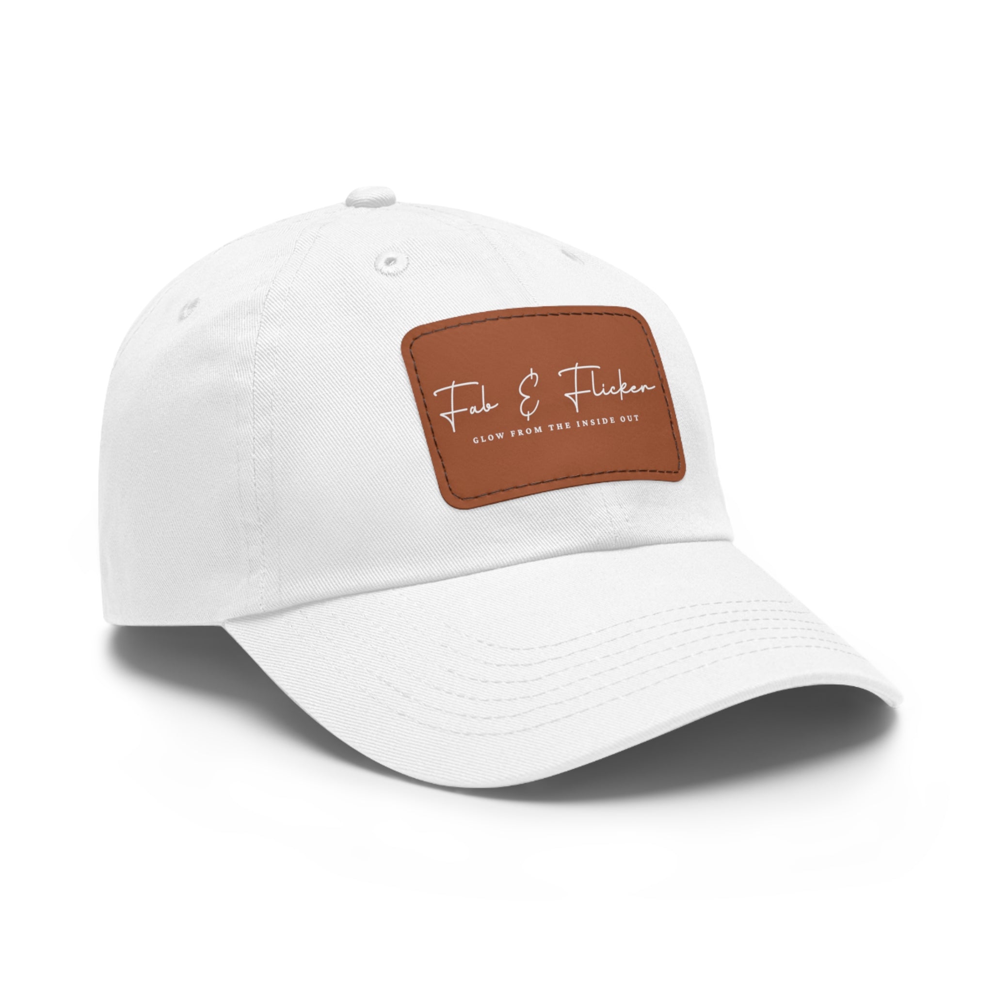 Fab & Flicker Stylish Hat with Leather Patch - Glow from the Inside Out
