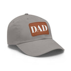 Stylish Dad Hat, Casual Everyday Wear, Father's Day Gift, Outdoor & Fun, Adjustable Cap, Unique Leather Patch Design