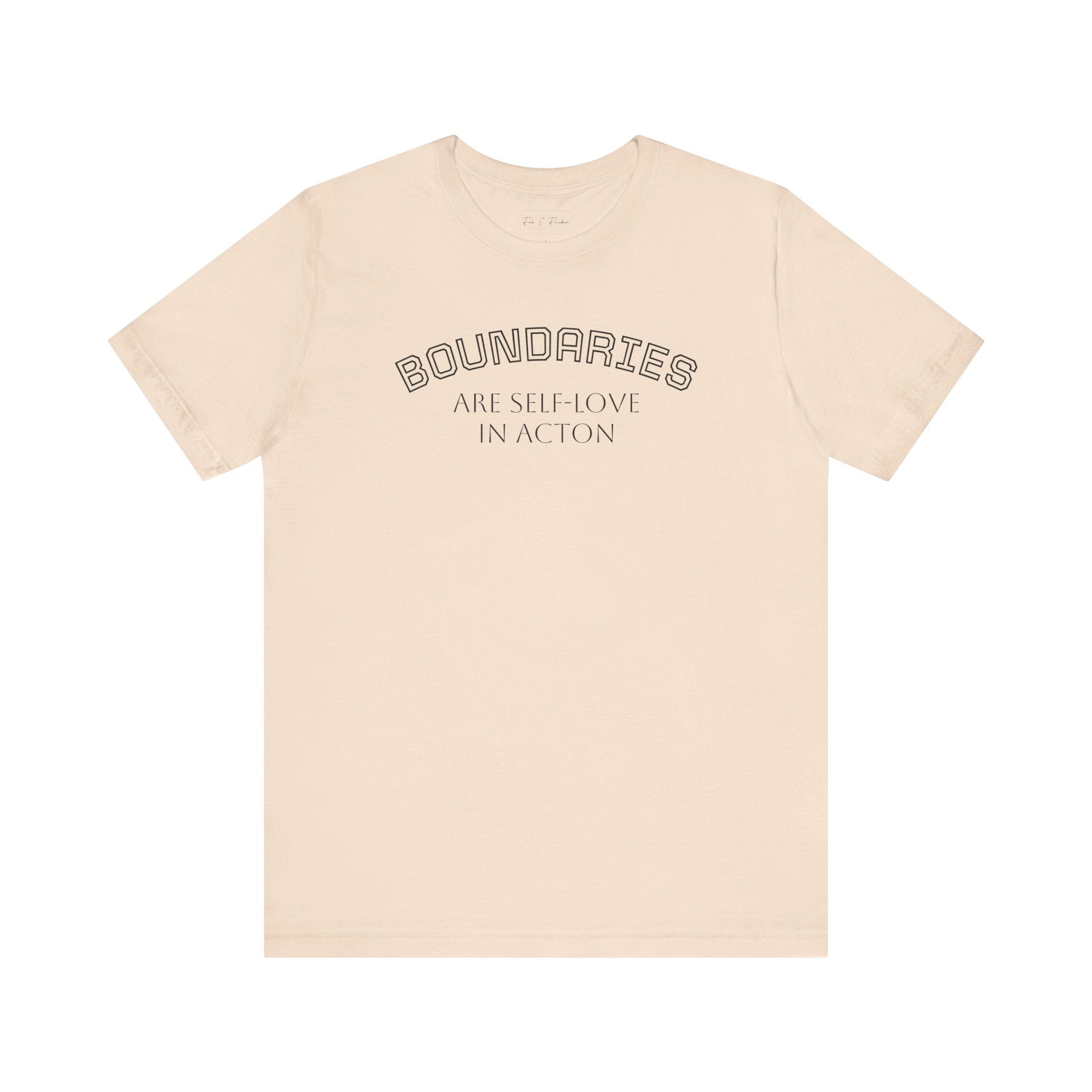 Self-Love Boundaries Tee, Unisex Jersey T-Shirt, Positive Affirmation Shirt, Conscious Living Apparel, Mindfulness Gift