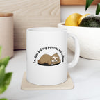 Sleepy Sloth Ceramic Mug