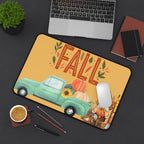 Fall-Themed Desk Mat, Festive Desk Accessories, Fall Decor, Home Office Mat, Seasonal Office Supplies, Gift for Fall Lovers