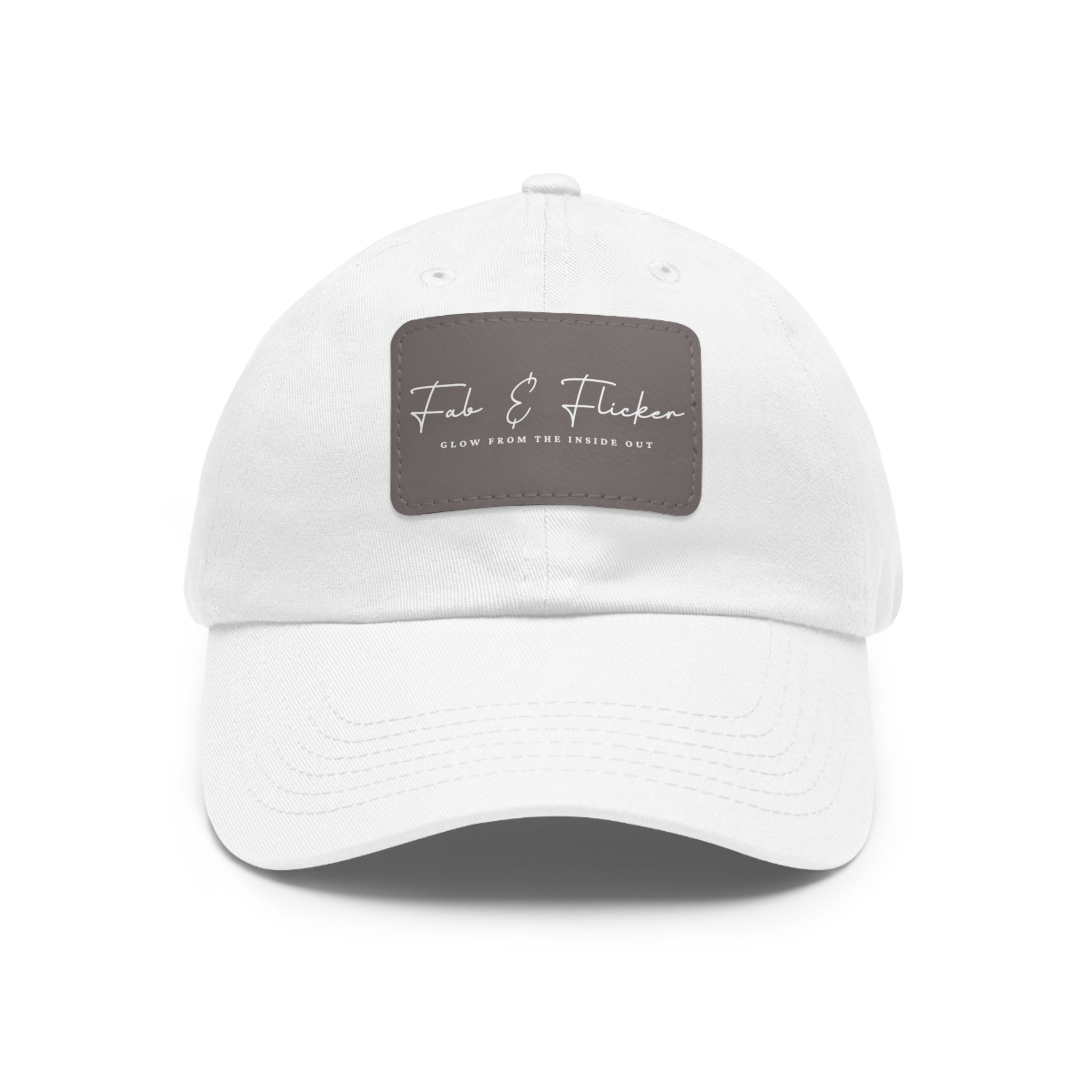 Fab & Flicker Stylish Hat with Leather Patch - Glow from the Inside Out