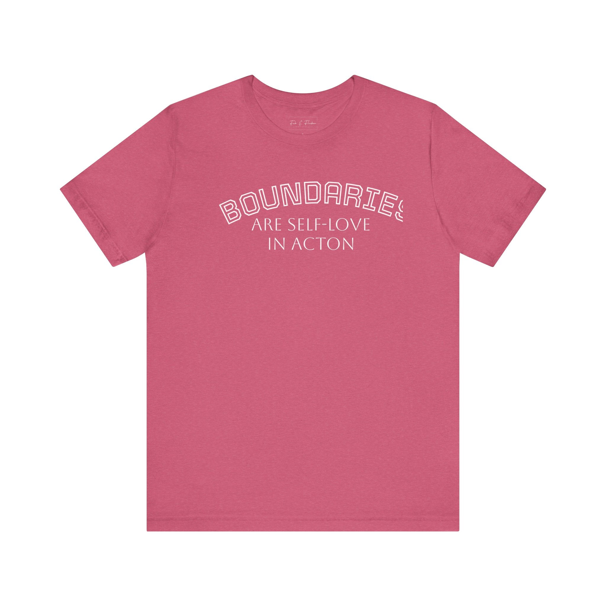 Self-Love Boundaries Tee, Unisex Jersey T-Shirt, Positive Affirmation Shirt, Conscious Living Apparel, Mindfulness Gift