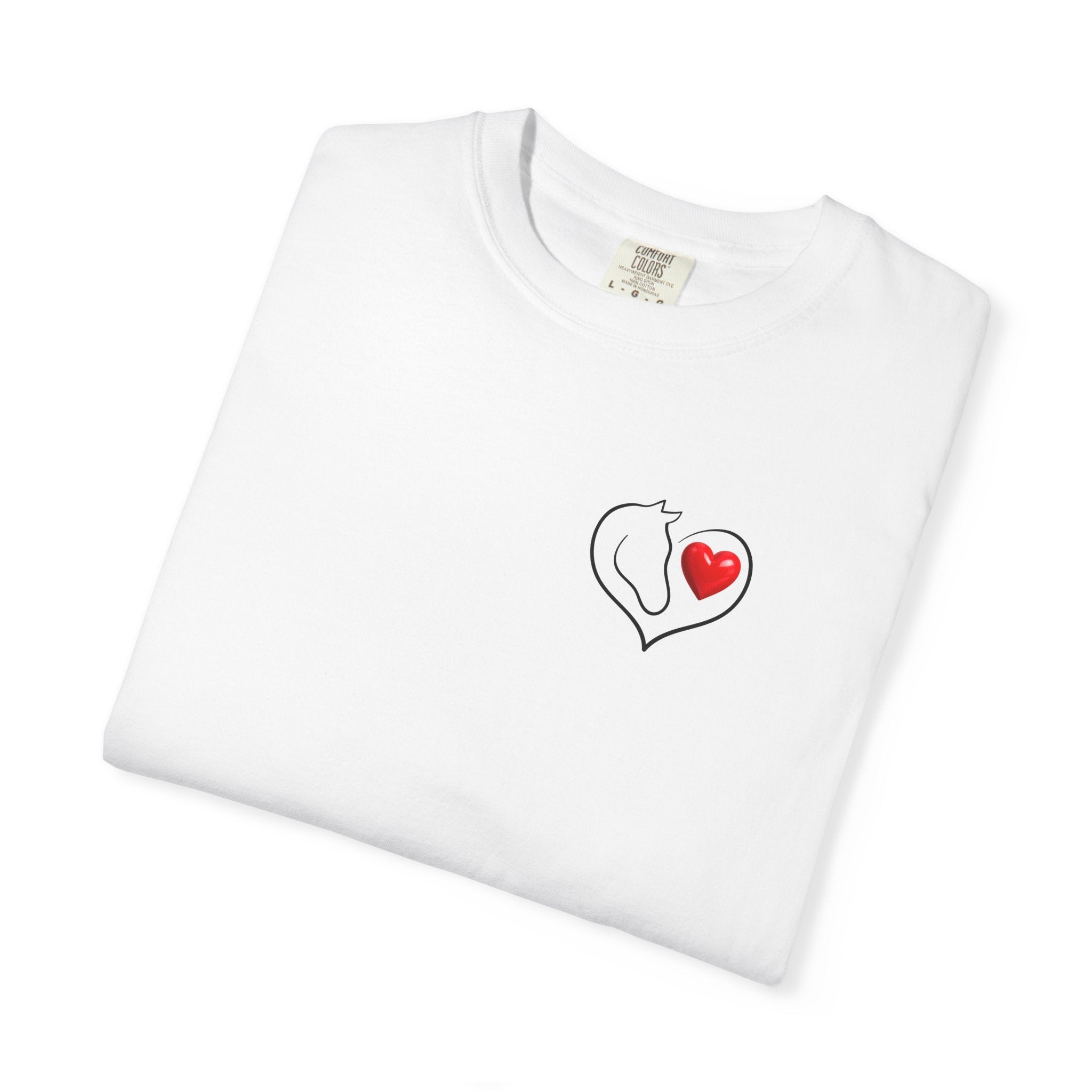Love Horses Heart Collage T-Shirt — Cute Horse Lover Tee