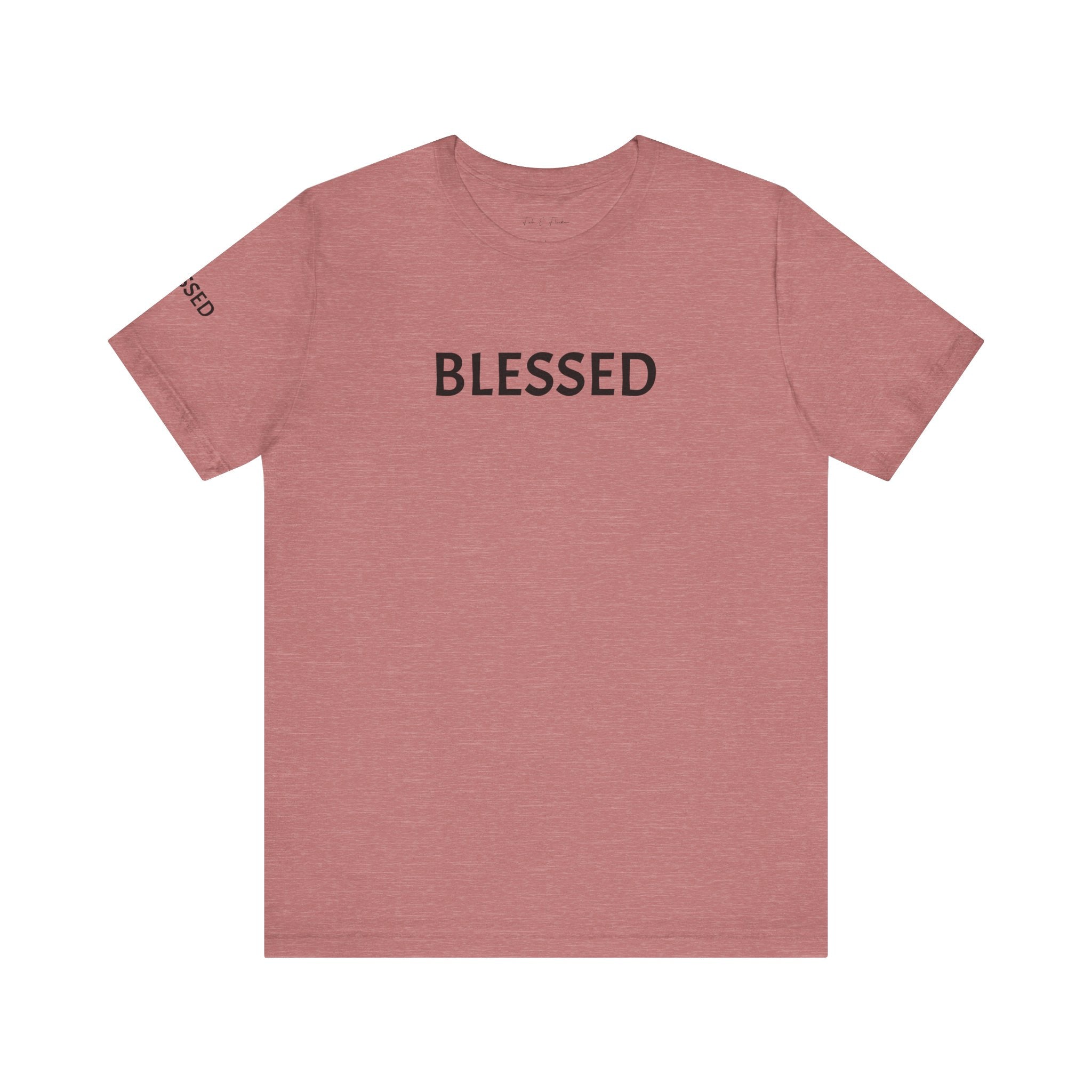 Inspirational Short Sleeve Tee - Blessed