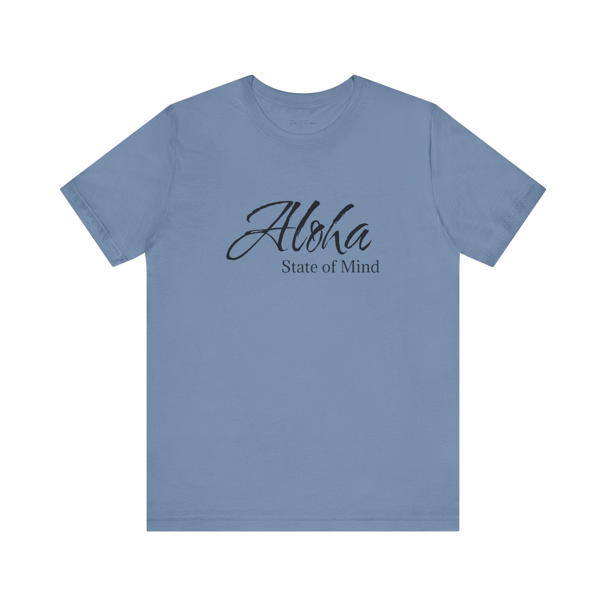 Hawaii Aloha State Unisex Jersey Short Sleeve Tee, Various Colors, Breathable Fabric