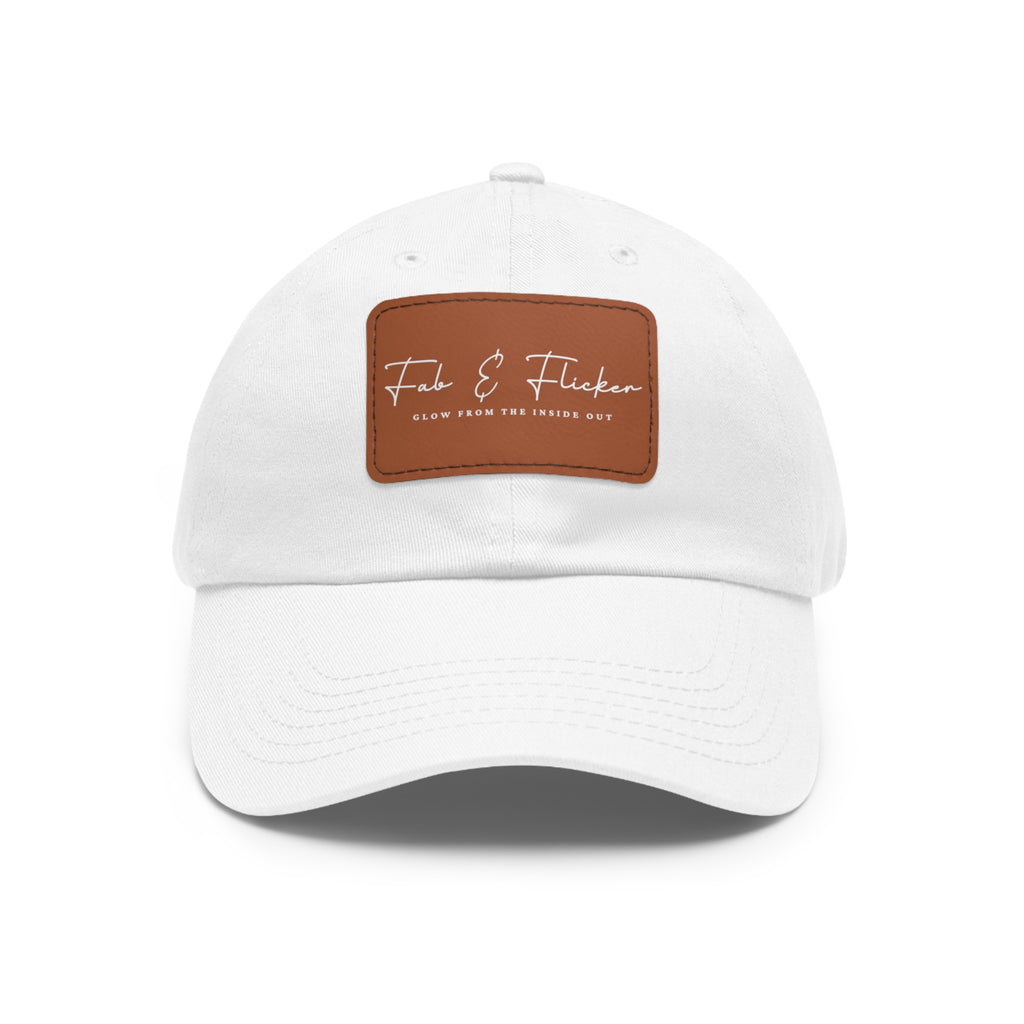 Fab & Flicker Stylish Hat with Leather Patch - Glow from the Inside Out