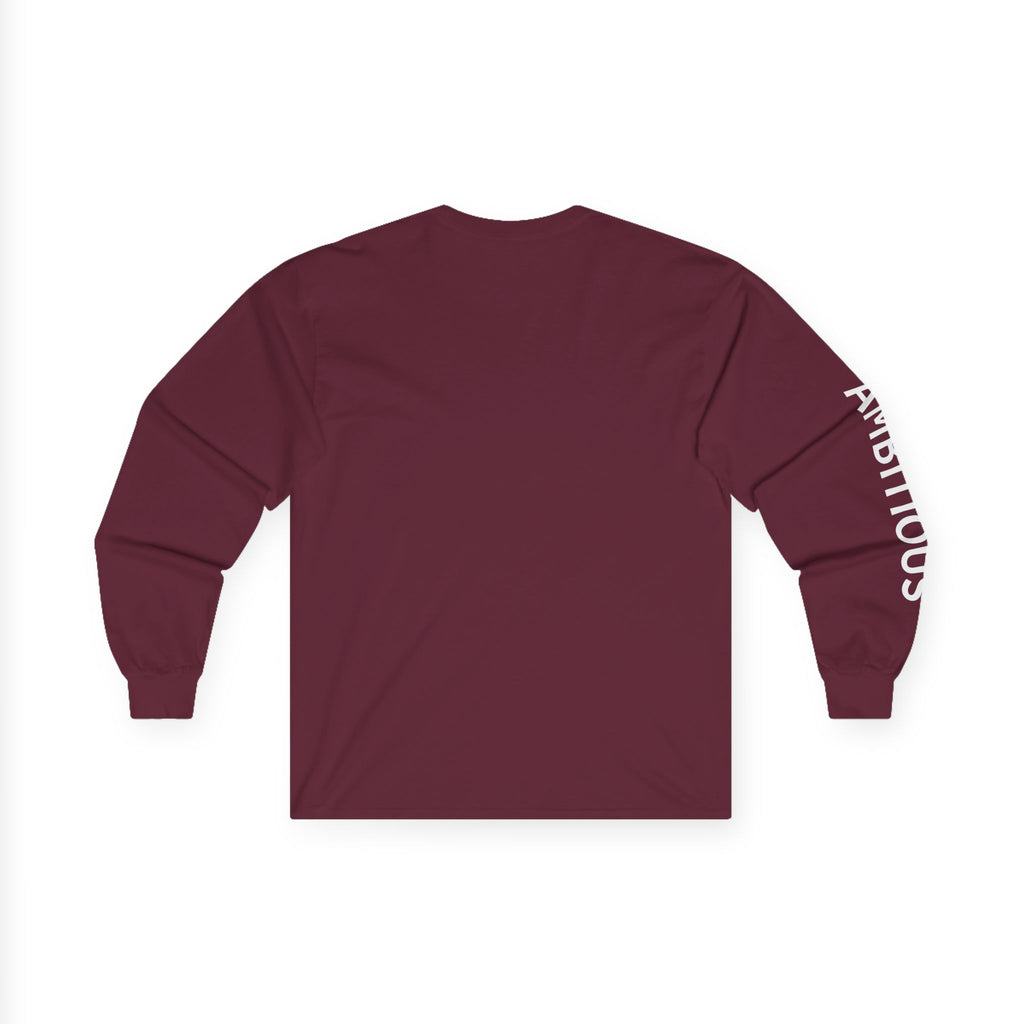 Inspirational Long Sleeve Tee - Ambitious