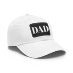 Stylish Dad Hat, Casual Everyday Wear, Father's Day Gift, Outdoor & Fun, Adjustable Cap, Unique Leather Patch Design