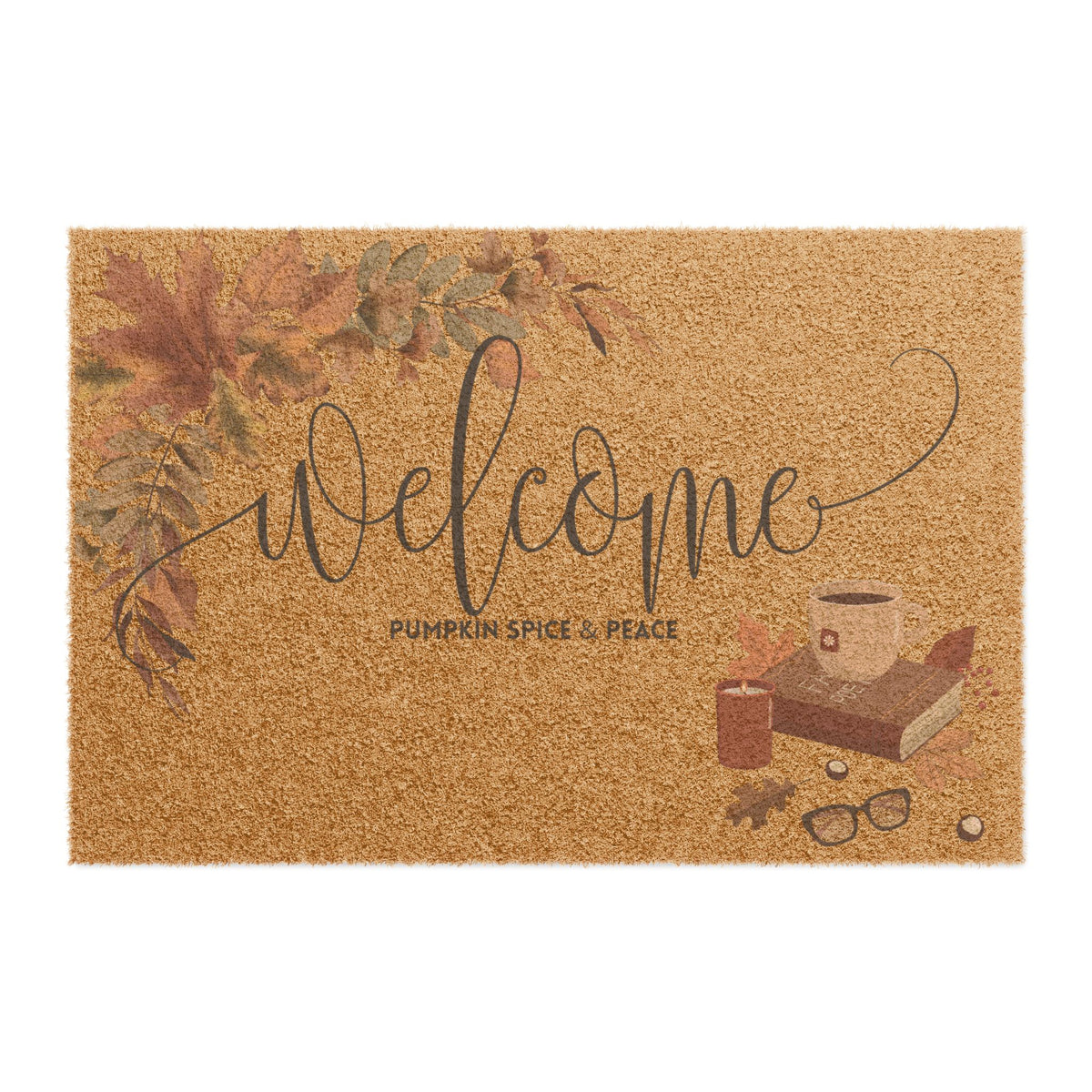 Cozy Welcome Doormat, Home Sweet Home Entrance Mat, Cute Autum Decor, Housewarming Gift, Indoor/Outdoor Welcome Mat