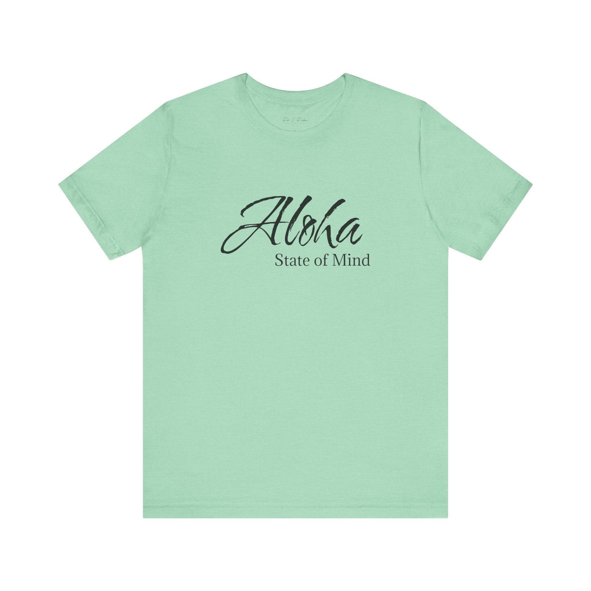 Hawaii Aloha State Unisex Jersey Short Sleeve Tee, Various Colors, Breathable Fabric