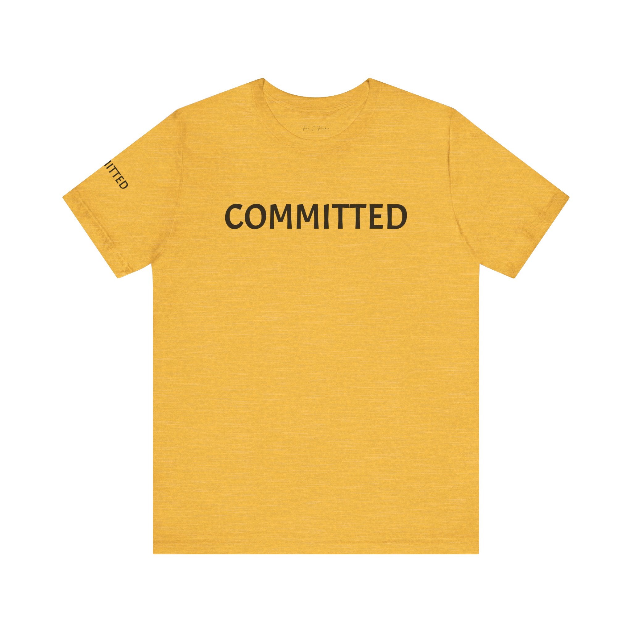 Inspirational Short Sleeve Tee - Committed