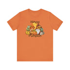 Fall Vibes Pumpkin Tee, Gnome Shirt, Halloween Apparel, Autumn Fashion, Gift for Gnome Lovers, Cozy Fall Outfit