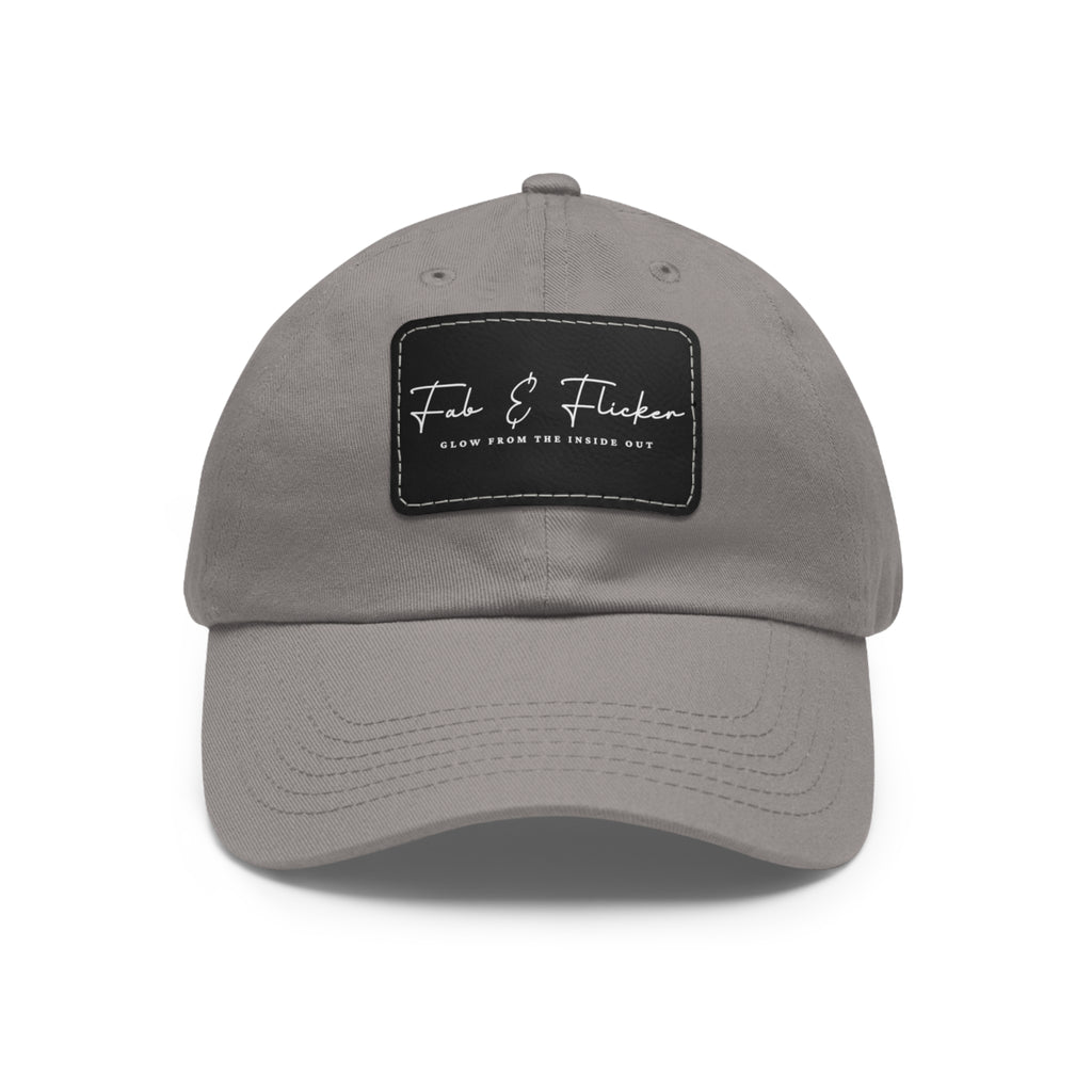 Fab & Flicker Stylish Hat with Leather Patch - Glow from the Inside Out