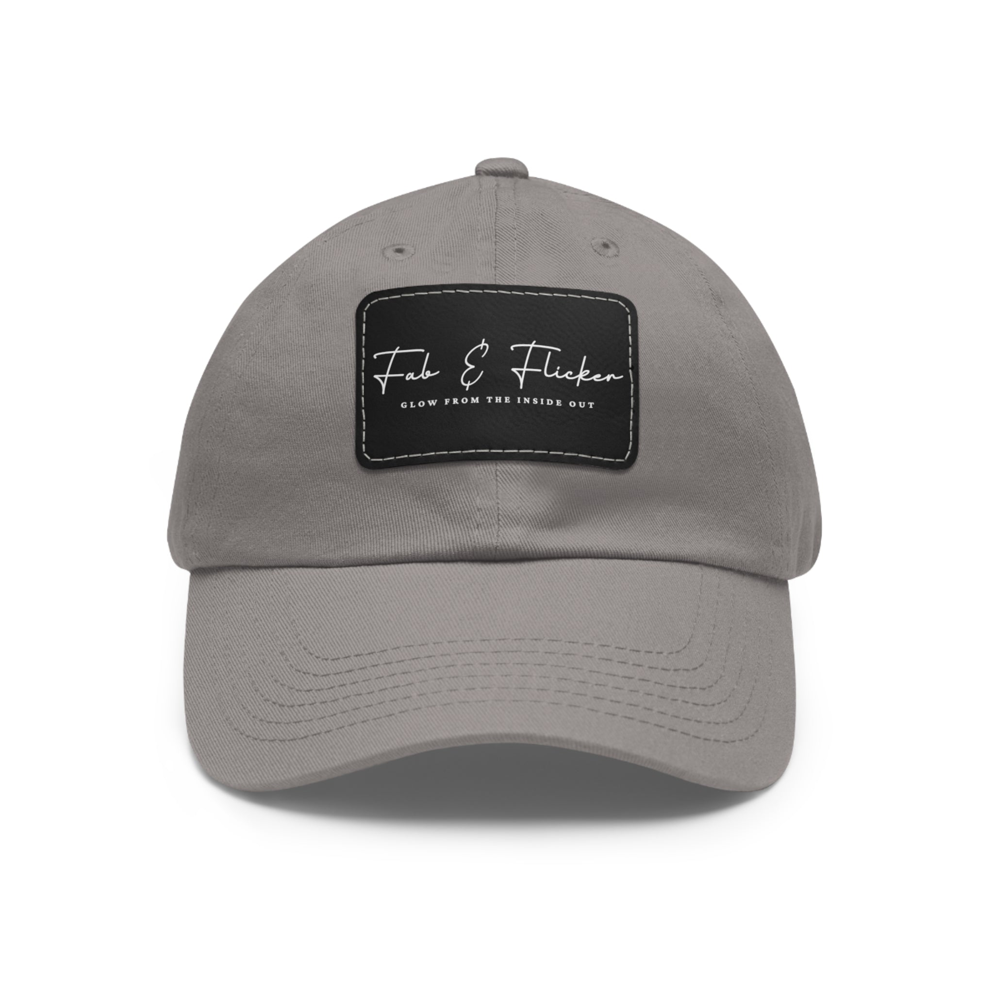 Fab & Flicker Stylish Hat with Leather Patch - Glow from the Inside Out