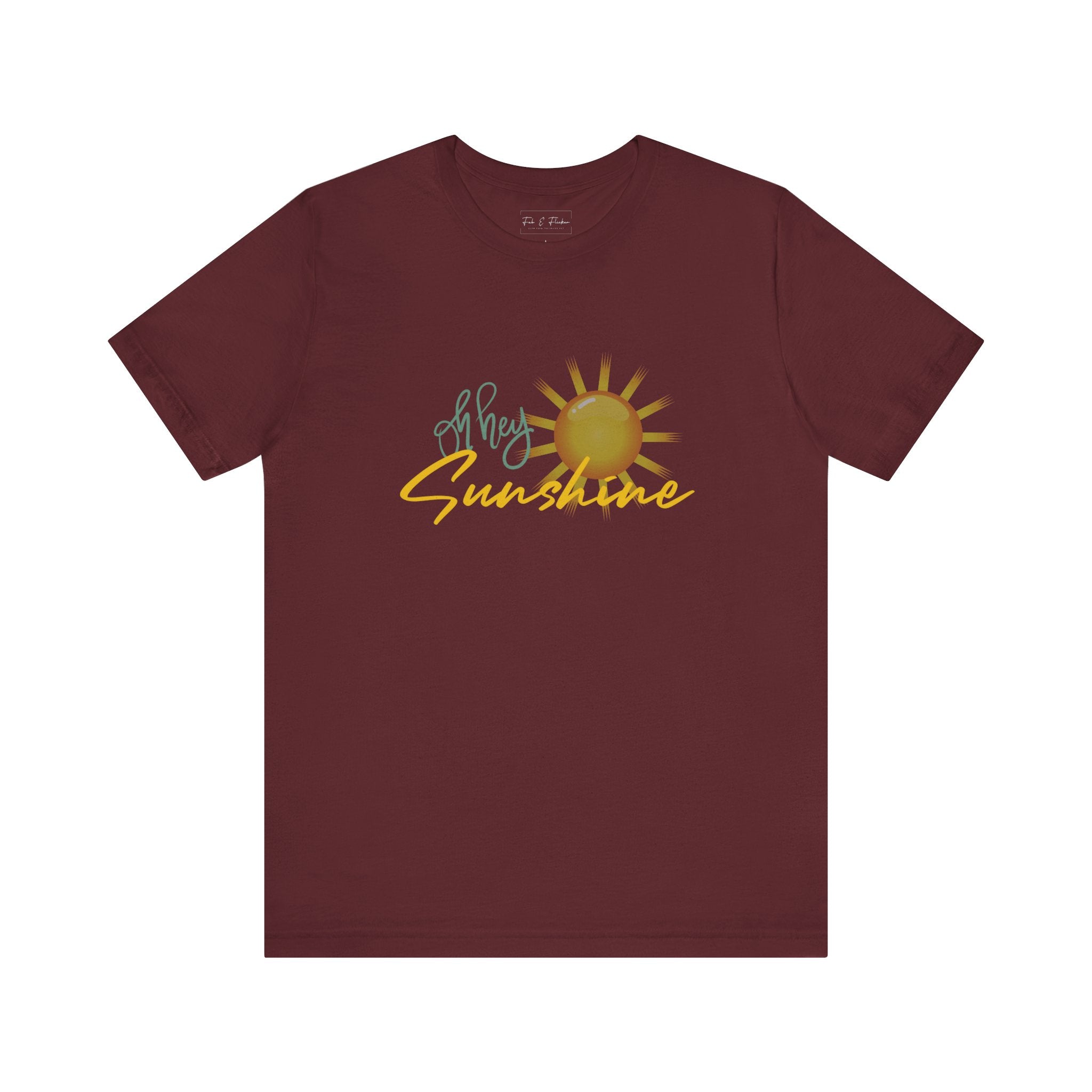 Hey Sunshine Unisex Jersey Tee - Perfect for Summer Vibes & Casual Days