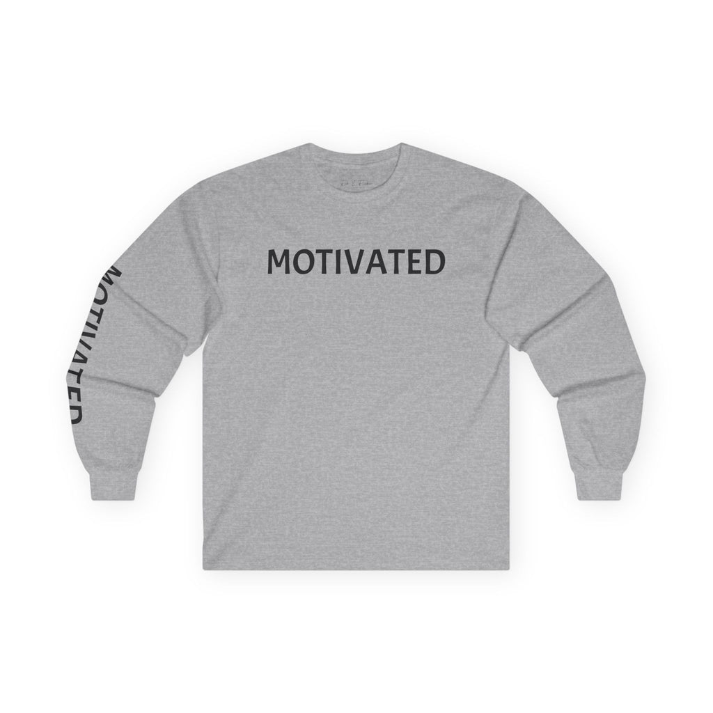 Inspirational Long Sleeve Tee - Motivated