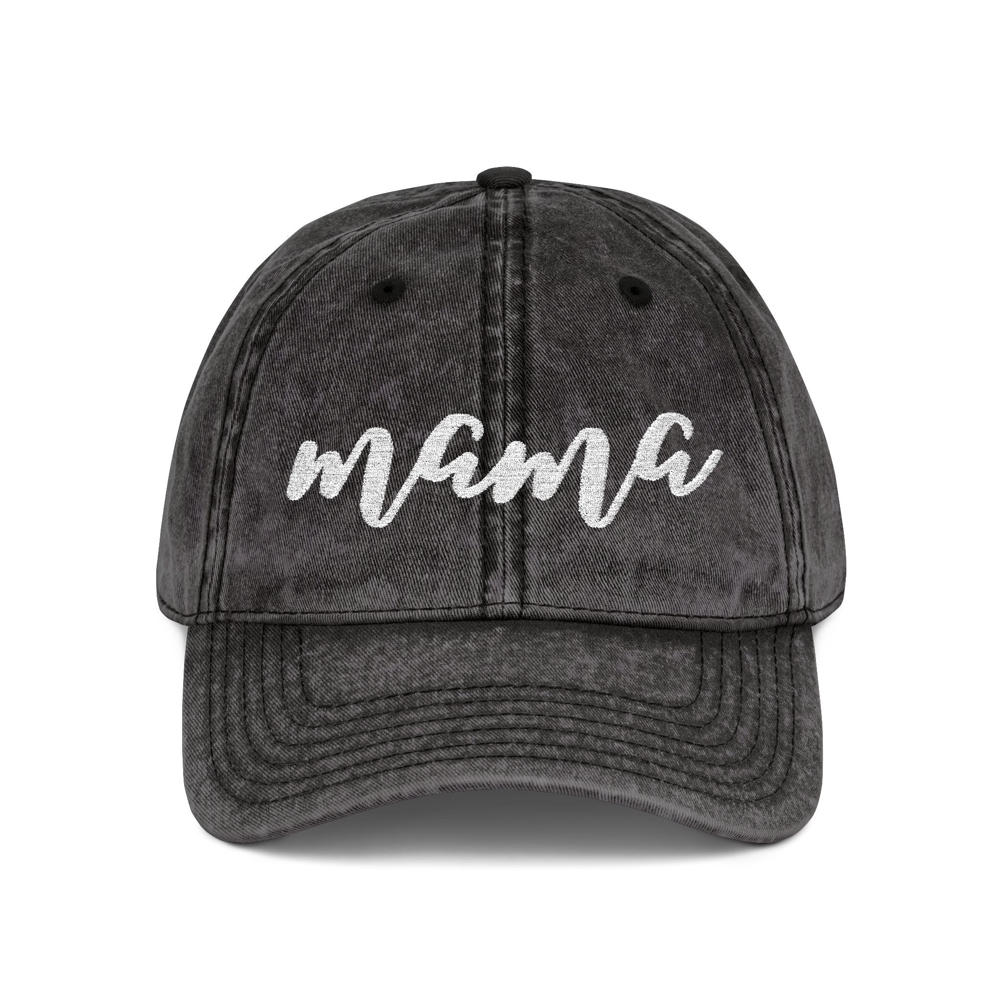 Vintage Mama Cap - Embroidered Cotton Baseball Hat