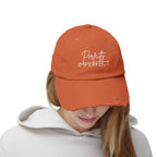 Perfectly Imperfect Distressed Cap - Trendy Unisex Hat for Casual Wear