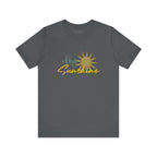 Hey Sunshine Unisex Jersey Tee - Perfect for Summer Vibes & Casual Days