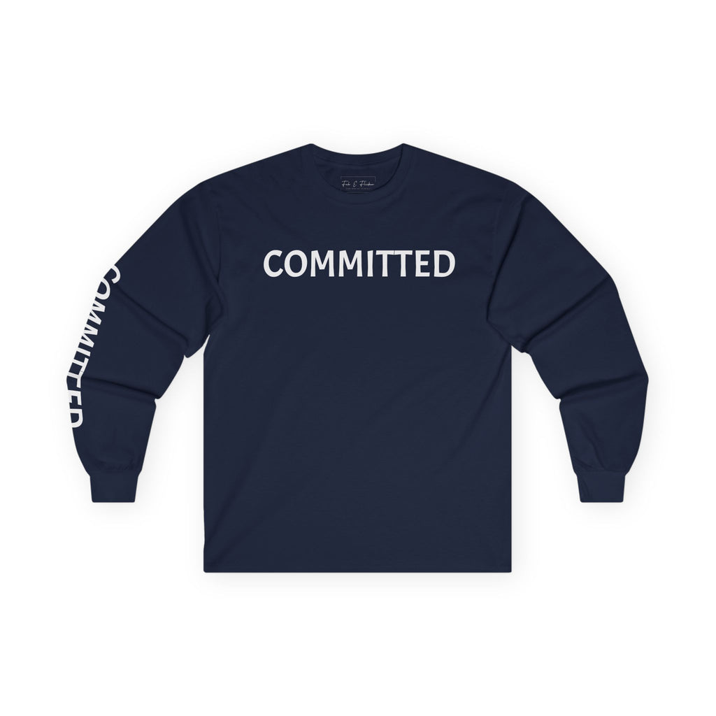 Inspirational Long Sleeve Tee - Committed