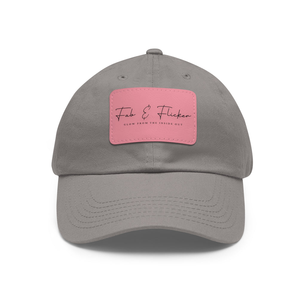 Fab & Flicker Stylish Hat with Leather Patch - Glow from the Inside Out