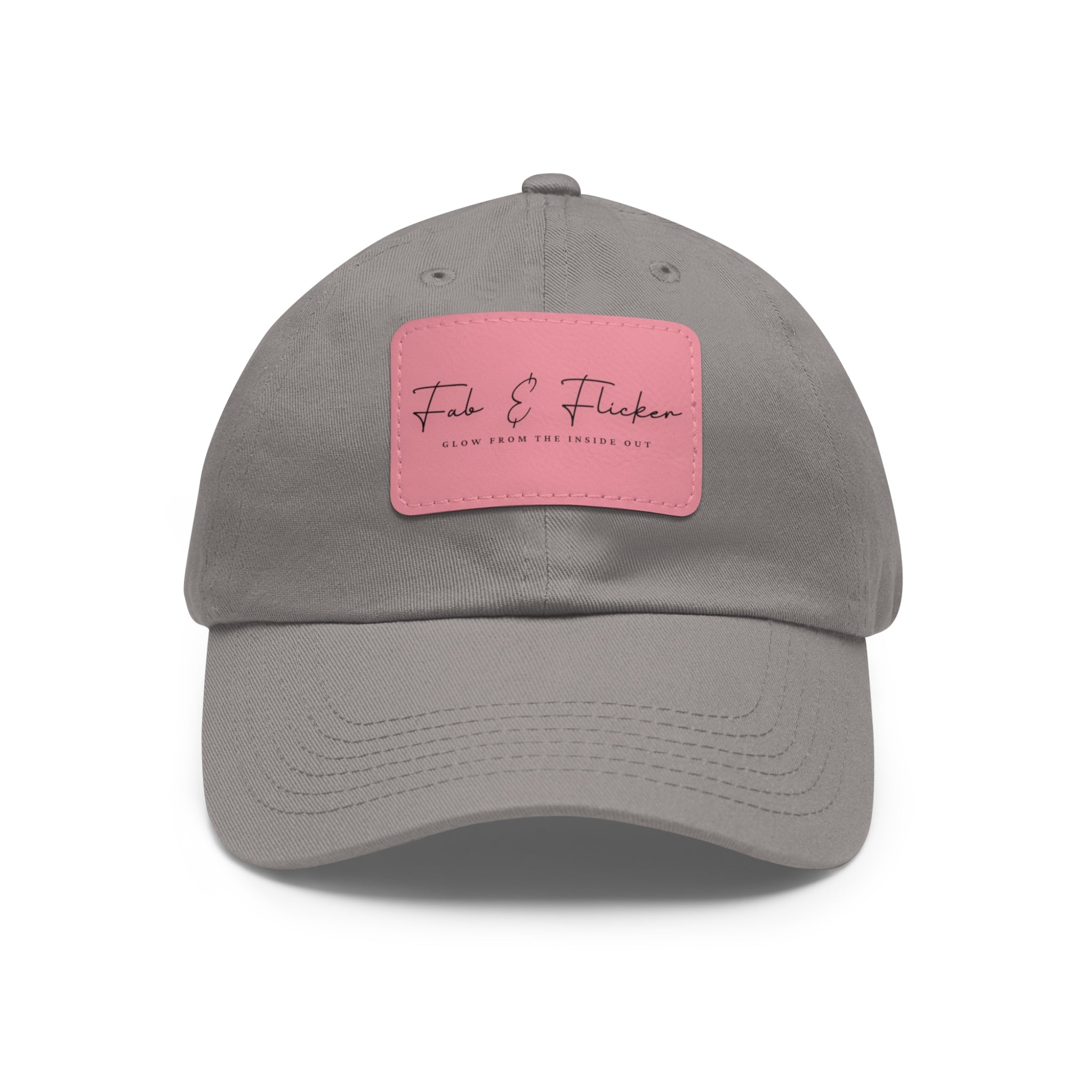 Fab & Flicker Stylish Hat with Leather Patch - Glow from the Inside Out