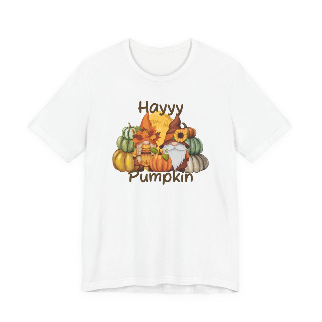 Fall Vibes Pumpkin Tee, Gnome Shirt, Halloween Apparel, Autumn Fashion, Gift for Gnome Lovers, Cozy Fall Outfit