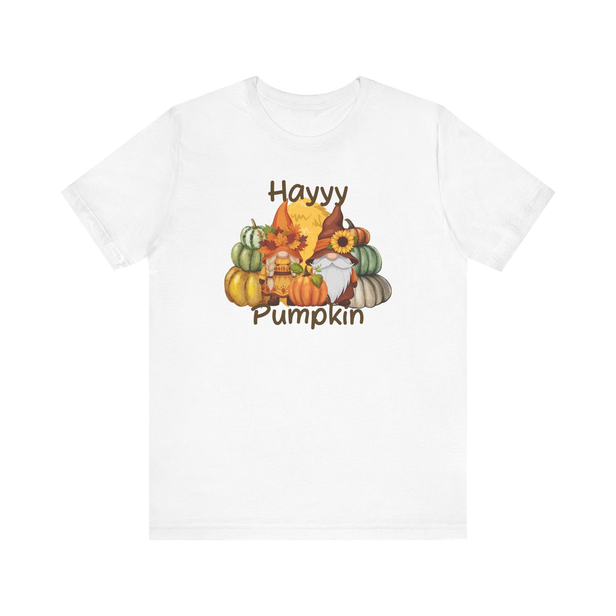 Fall Vibes Pumpkin Tee, Gnome Shirt, Halloween Apparel, Autumn Fashion, Gift for Gnome Lovers, Cozy Fall Outfit