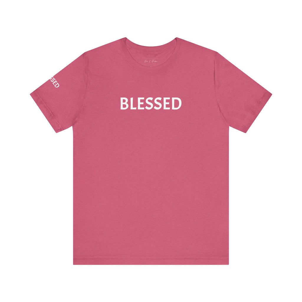 Inspirational Short Sleeve Tee - Blessed