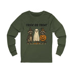Halloween Unisex Long Sleeve Tee | Cute Trick or Treat Graphic Shirt