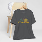 Hey Sunshine Unisex Jersey Tee - Perfect for Summer Vibes & Casual Days