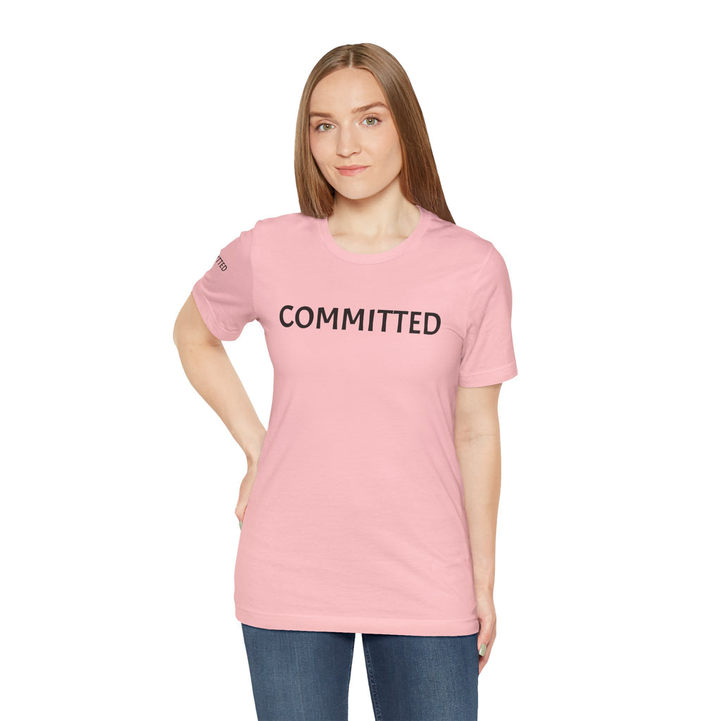 Inspirational Short Sleeve Tee - Committed