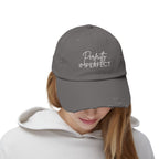 Perfectly Imperfect Distressed Cap - Trendy Unisex Hat for Casual Wear