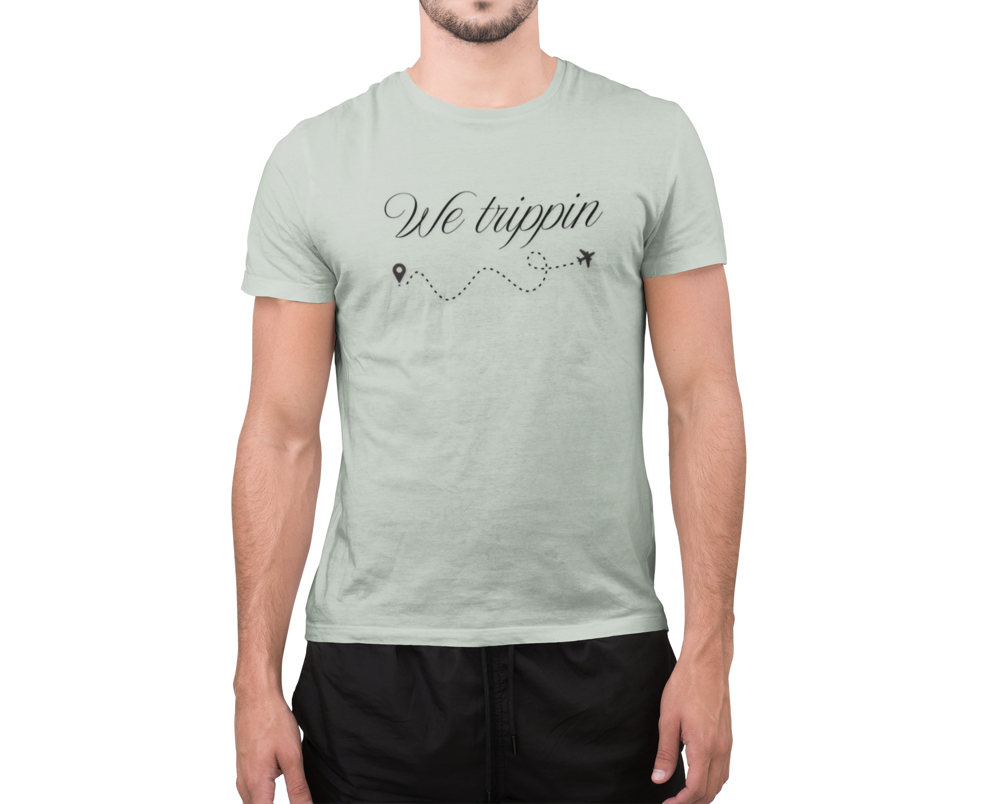 Comfort Colors Garment-Dyed Travel T-Shirt - 'We Trippin' & 'The Key to Happiness'