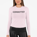 Inspirational Long Sleeve Tee - Committed
