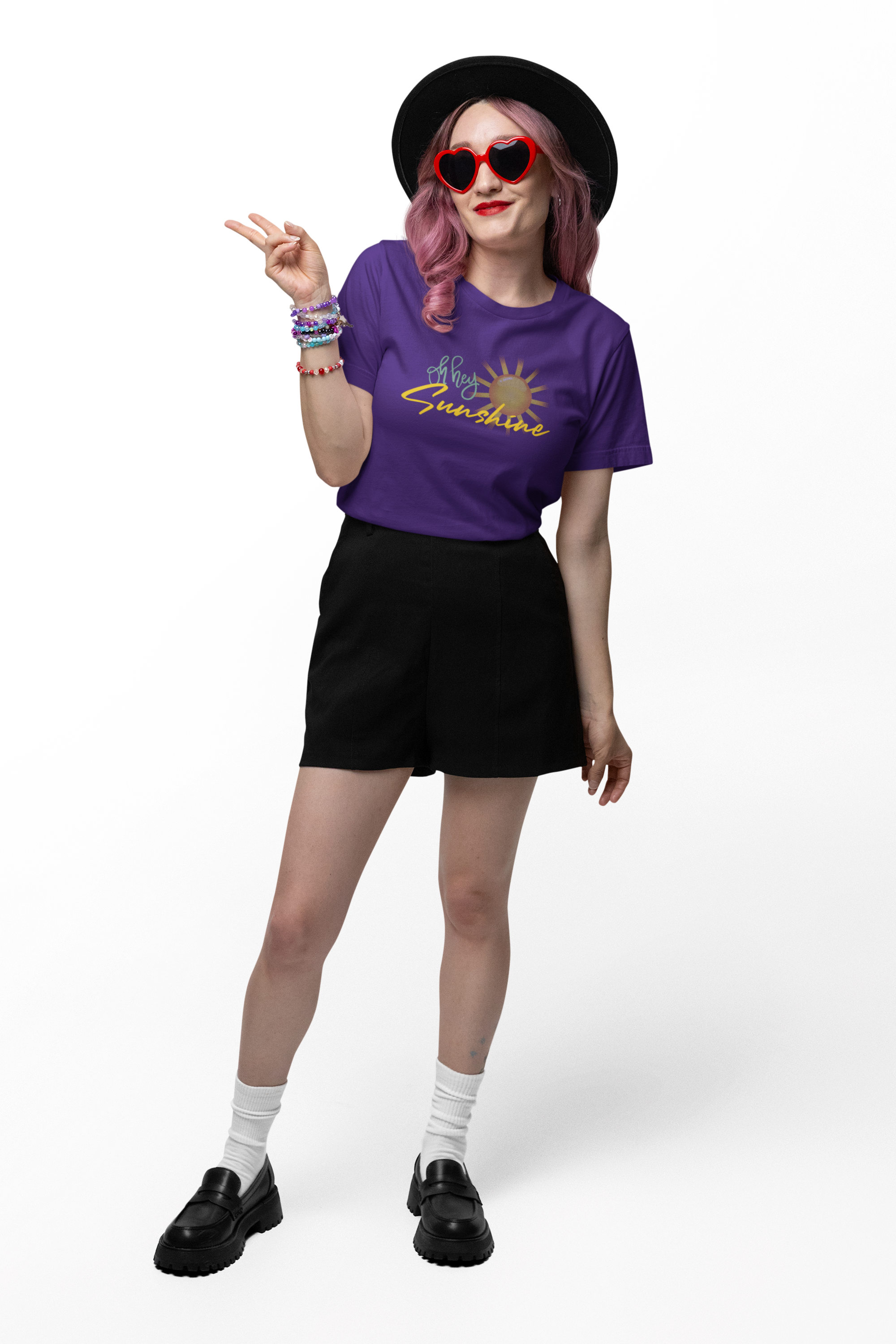 Hey Sunshine Unisex Jersey Tee - Perfect for Summer Vibes & Casual Days