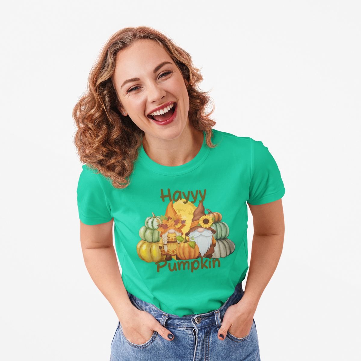 Fall Vibes Pumpkin Tee, Gnome Shirt, Halloween Apparel, Autumn Fashion, Gift for Gnome Lovers, Cozy Fall Outfit