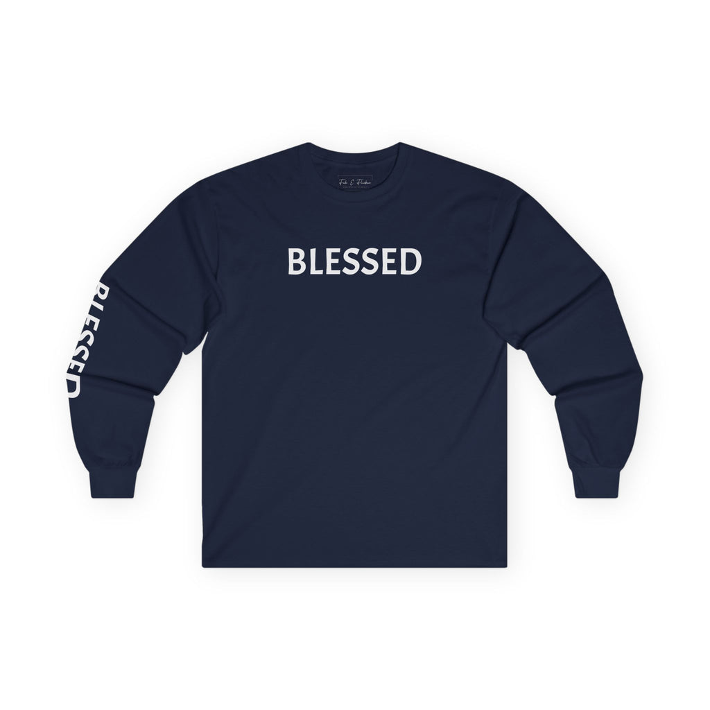 Inspirational Long Sleeve Tee - Blessed