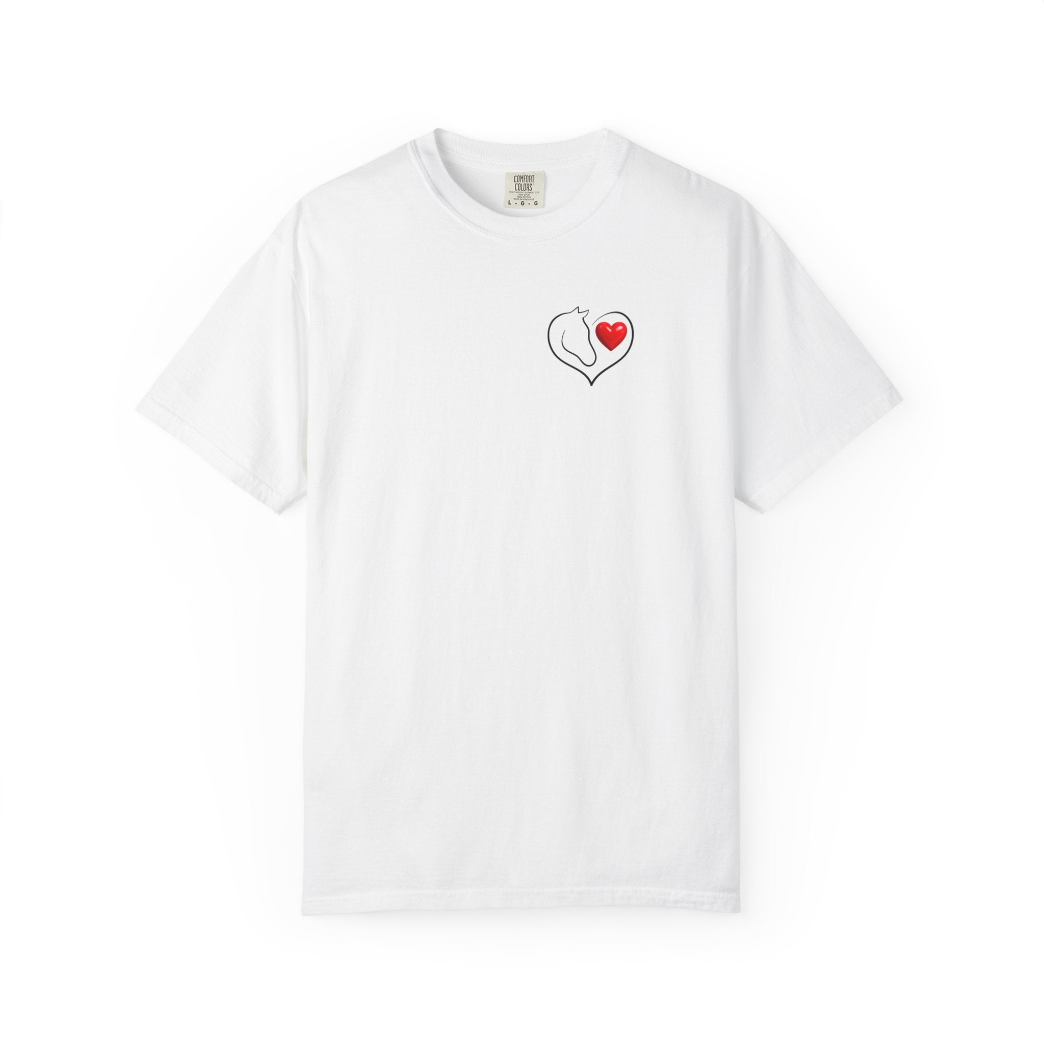Love Horses Heart Collage T-Shirt — Cute Horse Lover Tee