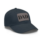 Stylish Dad Hat, Casual Everyday Wear, Father's Day Gift, Outdoor & Fun, Adjustable Cap, Unique Leather Patch Design
