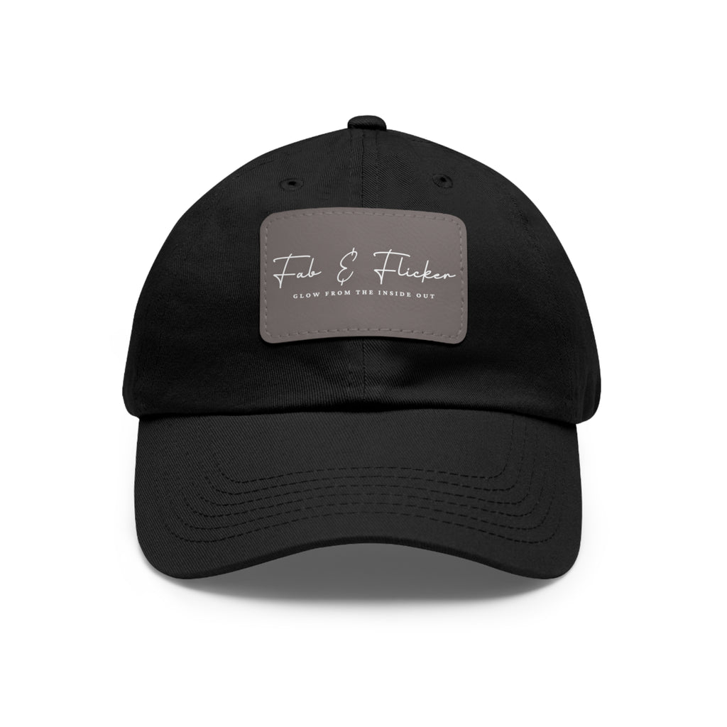 Fab & Flicker Stylish Hat with Leather Patch - Glow from the Inside Out