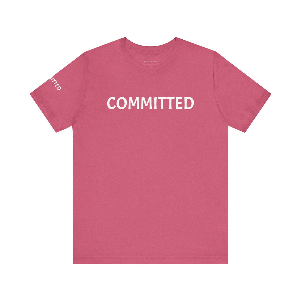 Inspirational Short Sleeve Tee - Committed